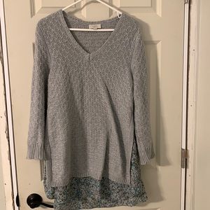 Women’s Large Mixed Media Sweater - Loft Outlet
